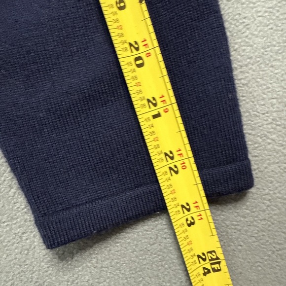 Talbots Cardigan Womens Large Houndstooth Checked Merino Wool Open Draped Front - Picture 6 of 14